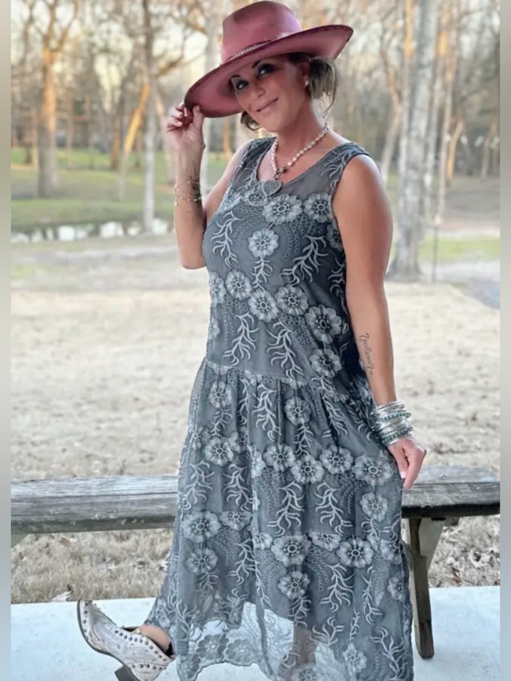 Garden Bliss Dress, Vintage Black 
O/S- Jaded Gypsy
$189.00 MSPR NWT